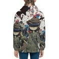 thumbnail image 6 of Gorillaz Teens Sweatshirts Novelty Print Zip Up Hoodie Jacket Long Sleeve Hooded Sweatshirt Hoody Coat With Pocket Large, 6 of 8