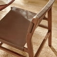thumbnail image 4 of Sonora   Leather Dining Side Chair in Nutmeg Brown, 4 of 10