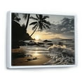 thumbnail image 2 of Designart "Tropical Escape Beach Photo IV" Nautical & Beach Floater Framed Canvas Art Print, 2 of 7