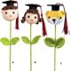 thumbnail image 3 of Ramo de graduación hecho a mano con ganchillo - Figurita de niño/niña/perro de recuerdo para graduados, profesores, amantes de las mascotas | Regalo de hilo ecológico para celebraciones académicas, 3 of 6
