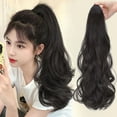 thumbnail image 3 of Thick Real Claw Ponytail Clip In Hair Extensions Pony Human Piec As A6 Lot L4Z1, 3 of 8