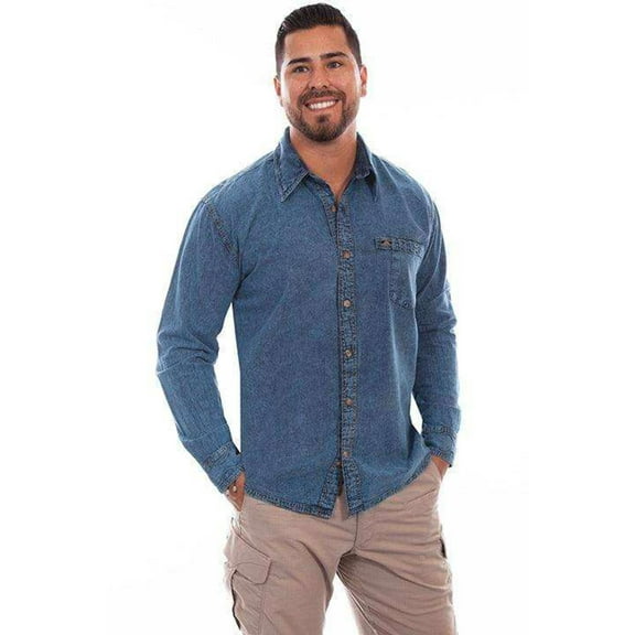 Scully LT WASHED DENIM TRAILWALK Shirt
