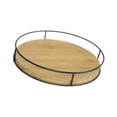 thumbnail image 4 of Soporte de bandeja giratoria de madera, bandeja decorativa, bandeja de tocador, bandeja de almacenamiento organizadora de condimentos para despensa,, 4 of 8