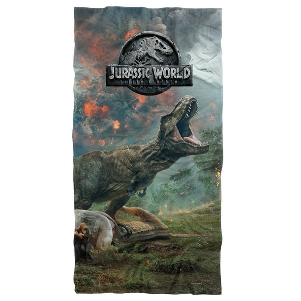 Uitscheiden koffer doos Jurassic World Fallen Kingdom Trex Poster Beach Towel 30' X 60' -  Walmart.com