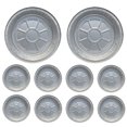 thumbnail image 2 of Bandeja para Horno Papel Aluminio 10/20 Uds. Desechable 6/7/8/9/16/18 Pulgadas, 2 of 9