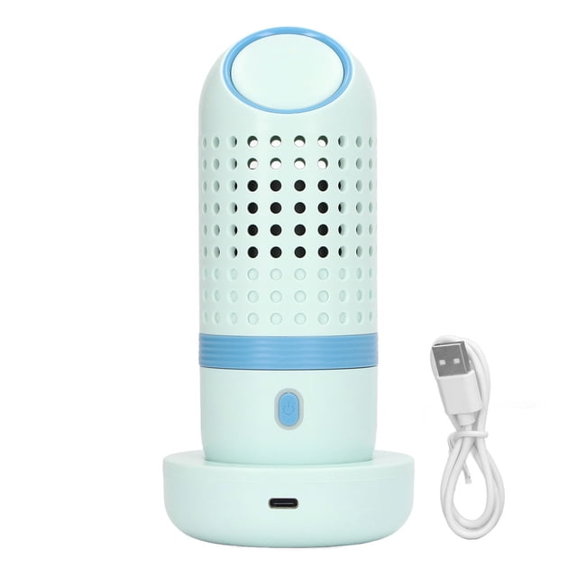 Lavadora de frutas y verduras IPX7 impermeable portátil inalámbrico USB recargable purificador de alimentos para arroz comida azul