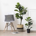 thumbnail image 4 of Maceta grande de cuerda de algodón, cesta para plantas en maceta, cesta para almacenar plantas verdes, cesta para flores, cesta para guardar muebles, cesta para ropa sucia, cesta para bocadillos,, 4 of 6