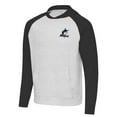 thumbnail image 2 of Men's Antigua Black/Heather Gray Miami Marlins Urgent Pullover Hoodie, 2 of 3