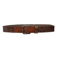thumbnail image 2 of 1 1/2" Snap on Antique Silver Circle Metal Studded Distressed Leather Belt, 2 of 3
