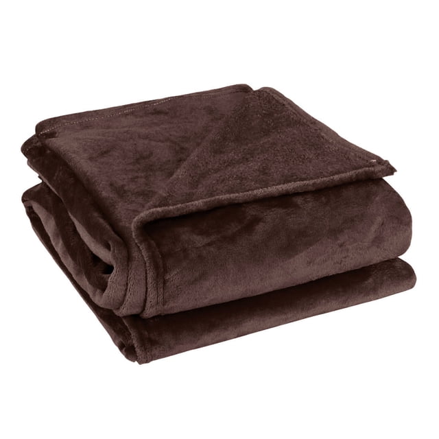 Unique Bargains Couverture Jetée en Molleton Microplush Douce pour Lit Simple/double/grand Lit