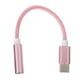thumbnail image 5 of Adaptador de audio auxiliar tipo C a 3,5 mm Adaptador de auriculares de audio trenzado para Letv / XiaomiPink, 5 of 8