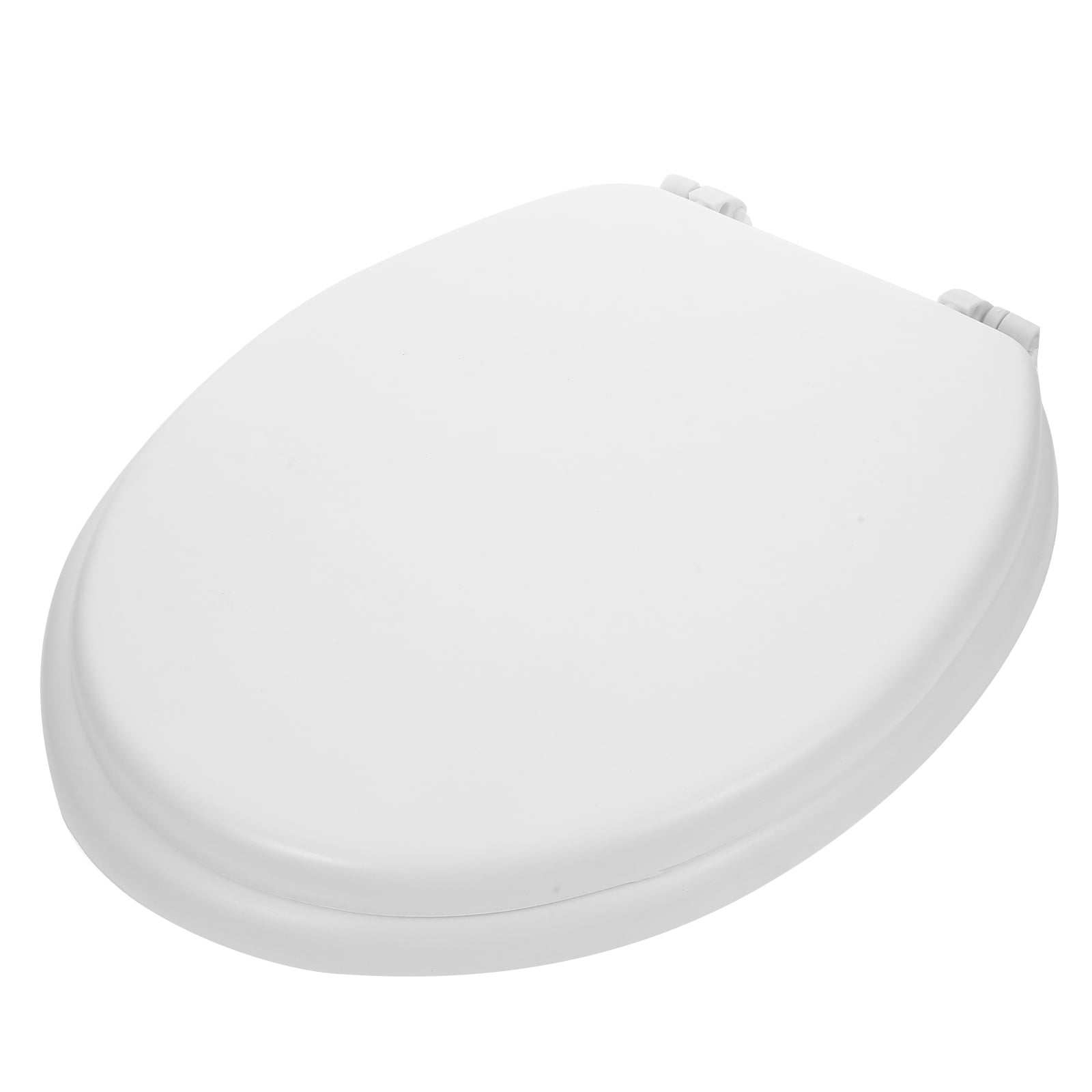 COMPUKAS Raised Toilet Seat for Seniors Foam White 1Pack 17.3x13.6x1.6in