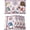 Blue, Red, White, variant on 250 Years of Freedom Placemats Set of 2, 1776-2026 Patriotic Eagle US Flag Table Mats Washable Heat-Insulation Non-Slip Place Mats for Kitchen Dinner Table Indoor Outdoor Decor