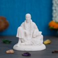 thumbnail image 1 of Polyresin White Sai Baba Statue, 1 of 5