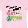 thumbnail image 4 of Inktastic My Great Aunt is out of This World Boys or Girls Baby Bodysuit, 4 of 5