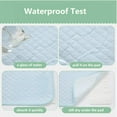 thumbnail image 4 of Clovercat Extra Absorbent Incontinence Pads, Waterproof Washable Chair Mats, 35"x27" - 2 Pack - Perfect for Back to School Supplies, 4 of 6