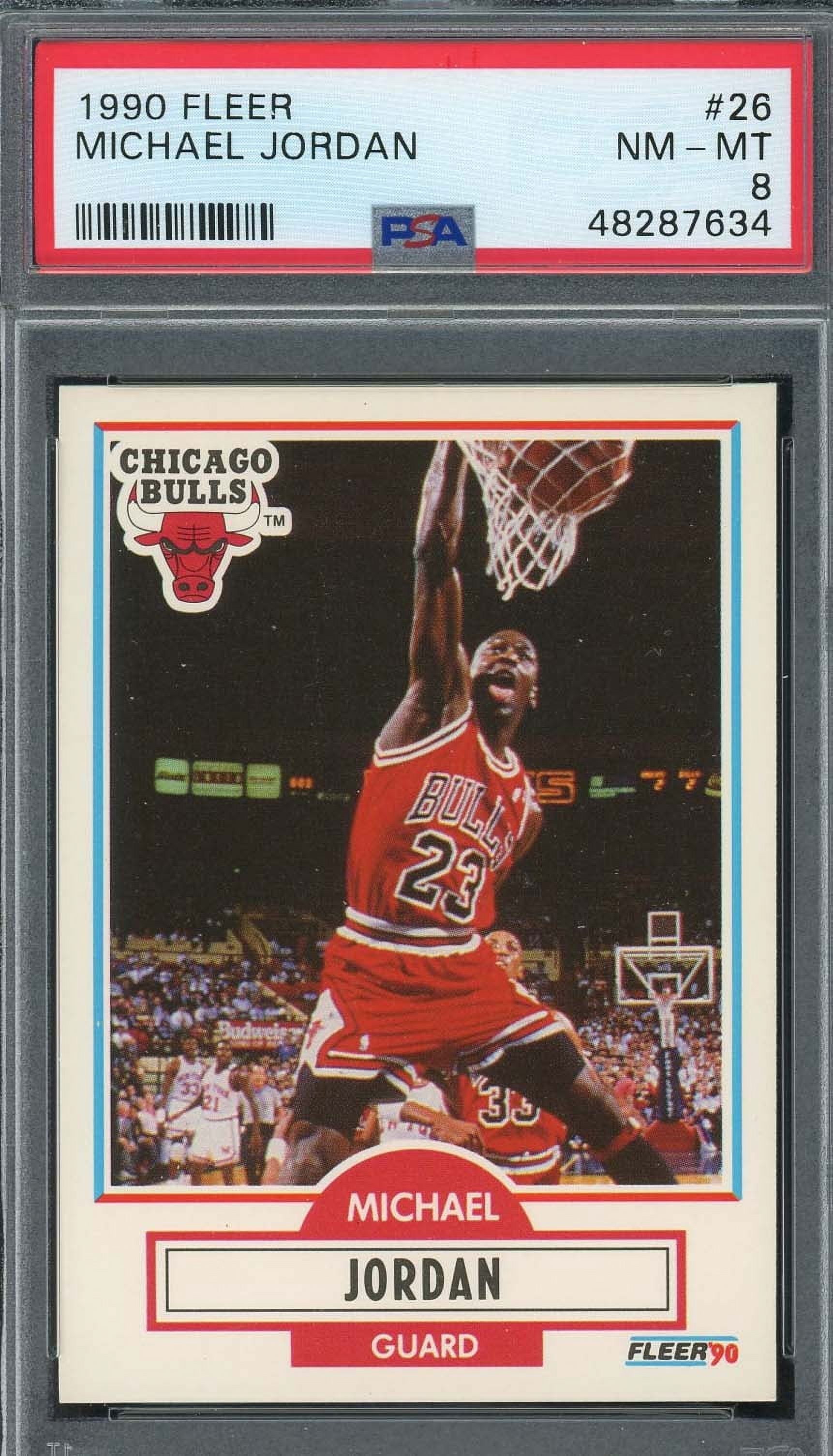 Michael Jordan 1990-91 Skybox Basketball Card #41 Graded PSA
