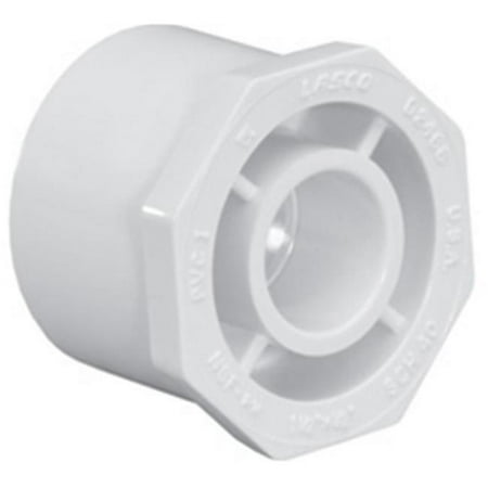 PVC Reducing Bushing Spigot x Socket 6 in x 2 in Pipe