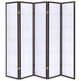 thumbnail image 2 of Legacy Decor 5 Panels Room Divider Privacy Screen Lattice Design 5.9 ft Tall x 7.3 ft Wide Espresso, 2 of 5