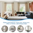 thumbnail image 7 of 44 Pack Curtain Rings with Eyelets, Metal Drapery Ring for Pinch Pleat Curtains, Drape Ring 1.5 Inch I D, Fits Up to 1.2 in Rod (Gold), 7 of 7