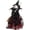 red, variant on Jiibva Halloween Witch Tree Topper, Scary Halloween Tree Hanging Ornaments, Witch Dolls Halloween Festive Table Decoration