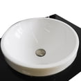 thumbnail image 4 of Bellaterra Home 430003-61D-BGRD 61 in. Galaxy Granite Countertop & Double Round Sink, Black, 4 of 4