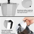 thumbnail image 6 of New Arrivals Coffee Pot Espresso Maker Moka Pot, Stovetop, 6 of 7