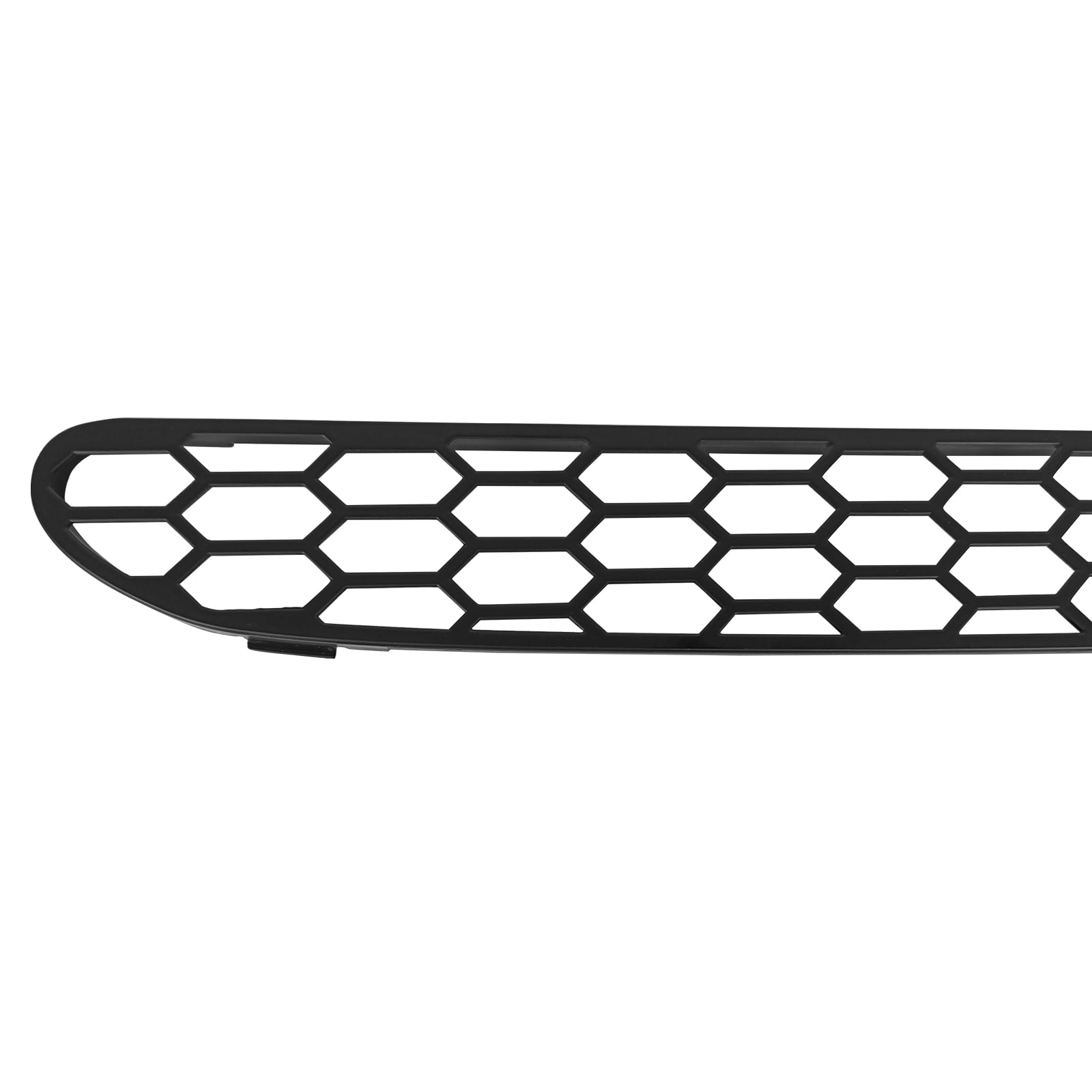 Ikon Motorsports Front Hood Air Vent Mesh Grille for 2015-2021 Subaru WRX & WRX STI 4th Sedan 4-Door Unpainted Black Polypropylene PP