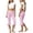 Pink*, variant on RUTAYY Women's Pants Fashionable Casual Solid Color Tie Waist Capri Bottom Everyday Casual Wear Beach Vacation Trousers