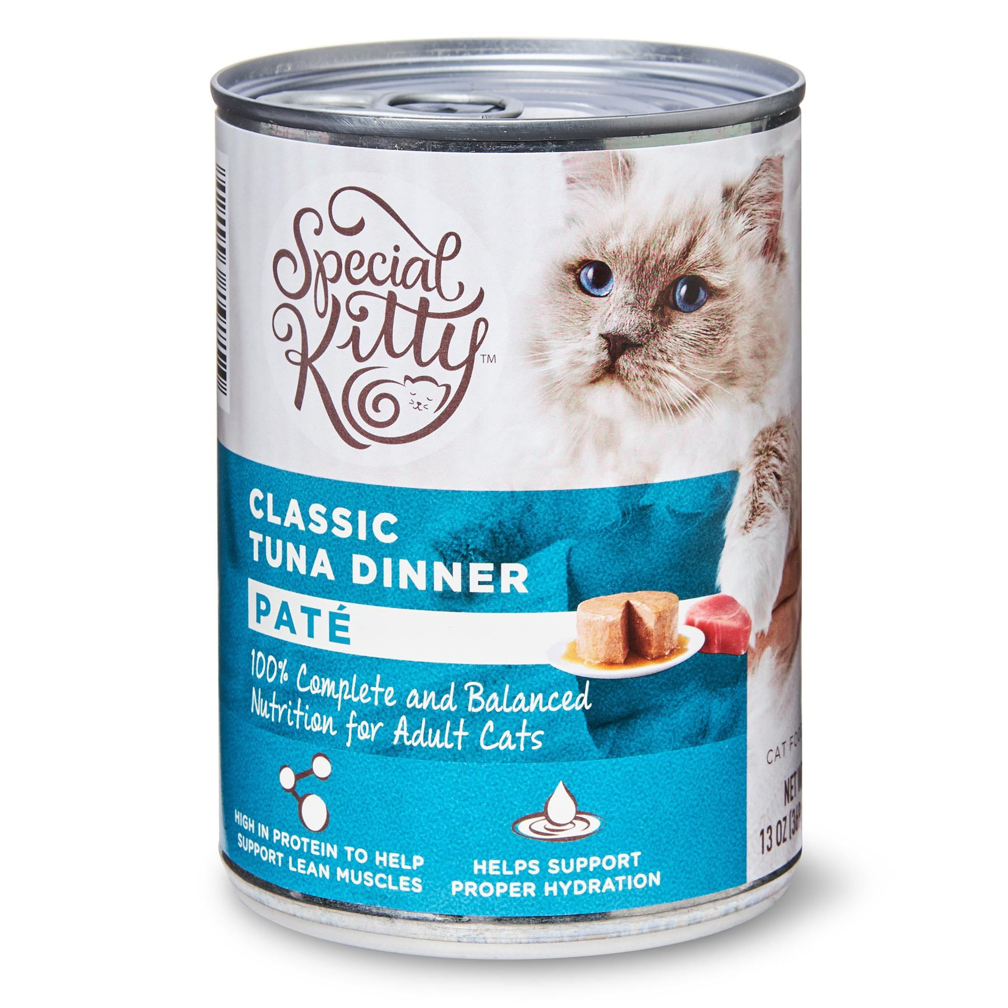 Special Kitty Classic Tuna Dinner Pate Wet Cat Food, 13 oz Walmart