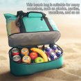 thumbnail image 4 of Worallymy Bolso de playa bolso de mano de malla con bolsa térmica aislada bolso de mano para caminar en la playa vacaciones de verano verde Worallymy JD735802698, 4 of 7