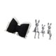 thumbnail image 5 of Cojín con lazo bonito,Almohada con forma de lazo,bonito cojín decorativo con lazo,Funda de almohada con lazo suave y cómodo adorno,Escultura de figura,Estatua sentada Figura Escultura Adorno, 5 of 8