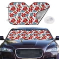 thumbnail image 2 of Fotbe Lilies Flowers Car Windshield Sunshade | Sun Visor Protector Front Window Shade, Keeps Out UV Rays, Keeps Your Vehicle Cool-Small, 2 of 7