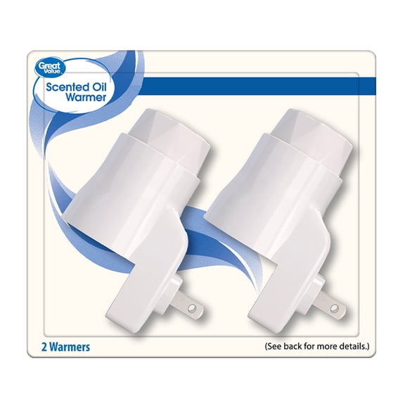 Great Value Scented Oil Plug-In Warmers, 2 Pack (Fragrance Not Included)