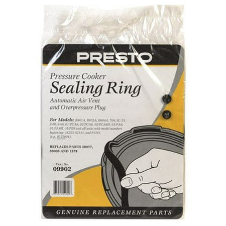 Over Pressure Plug - Presto Pressure Cooker Sealing Ring (09902), With air vent and over pressure plug By National Presto
