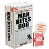 Man Bites Dog Card Game w/Free Deck of Standard Playing Cards by, Hilarious game of headline-making fun By University Games