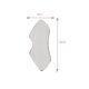 thumbnail image 3 of Gua Sha de acero inoxidable. Herramientas faciales Gua Sha. Herramienta de masaje por raspado para masaje facial, modelado de la mandíbula, reducción de hinchazón y cuidado de la piel, 3 of 5