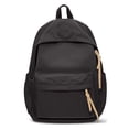 thumbnail image 1 of Mochila impermeable resistente a la mochila universitaria para mujer, color negro, 1 of 6