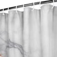 thumbnail image 3 of White Gray Rose Gold Marble Pattern Shower Curtain 72"x84" ,Bathroom Decorative Shower Curtains Set with 12 Hooks,Modern Waterproof Washable Shower Curtain, 3 of 6