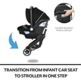 thumbnail image 3 of Evenflo Shyft DualRide Infant Car Seat and Stroller Combo w Carryall Storage & Extended Canopy&nbsp;, Moonstone, 3 of 10