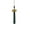 Black / Dark Green, variant on Kindergarten Graduation Tassel - 2019 - Gold Charm - 2 Color, Black / Cardinal Red