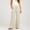 Beige, variant on Maternity Summer Pants Summer Trendy Drawstring Loose Lace Trim Cut-Out Wide Leg Palazzo Pants Beach Vacation Boho Trousers with Pockets Beige M