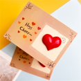 thumbnail image 6 of Hug Card Valentine's Day Gift Card Heart Shaped Glossy Greeting Card Love Confession Card Gifts for Him Her Boyfriend Girlfriend Anniversary B, 6 of 6