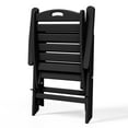 thumbnail image 5 of WestinTrends Malibu HDPE Adjustable Highback Folding Patio Dining Chair, Black, 5 of 15