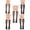Black A6, variant on 5-Pack Women's Black Fishnet Socks - Mid-Calf Sheer Mesh Spring Summer Stockings, Snag-Resistant