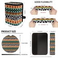 thumbnail image 6 of KUIFORTI Ethnic Style Pattern Car Seat Covers Full Set 13 Piece Seat Covers Steering Wheel Cover Seatbelt Cover Keychain Lipstick Portable Sleeve Car Cup Coasters Car Trash Can Rear View Mirror Cover, 6 of 7