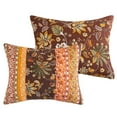 thumbnail image 4 of Barefoot Bungalow Audrey Vintage Floral Bedspread Set, Reversibe, Jumbo Sized, 3-Piece King, Chocolate, 4 of 9