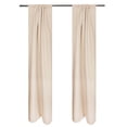 thumbnail image 2 of Mainstays Beige Solid Blackout Rod Pocket with Back Tabs Curtain Panel Pair, Set of 2, 30" W x 84" L, 2 of 11
