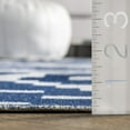 thumbnail image 3 of nuLOOM Chiara SpinClean Machine Washable Modern Geometric Area Rug, 8' x 10', Chiara Navy, 3 of 8