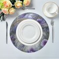 thumbnail image 3 of WOBOGO Gorgeous Persian Cat Round Placemats Set of 1 Heat Resistant Washable Kitchen Table Decorations 15.4in, 3 of 7
